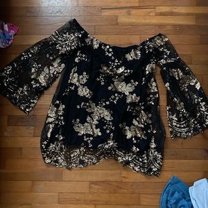 Off the shoulder dress